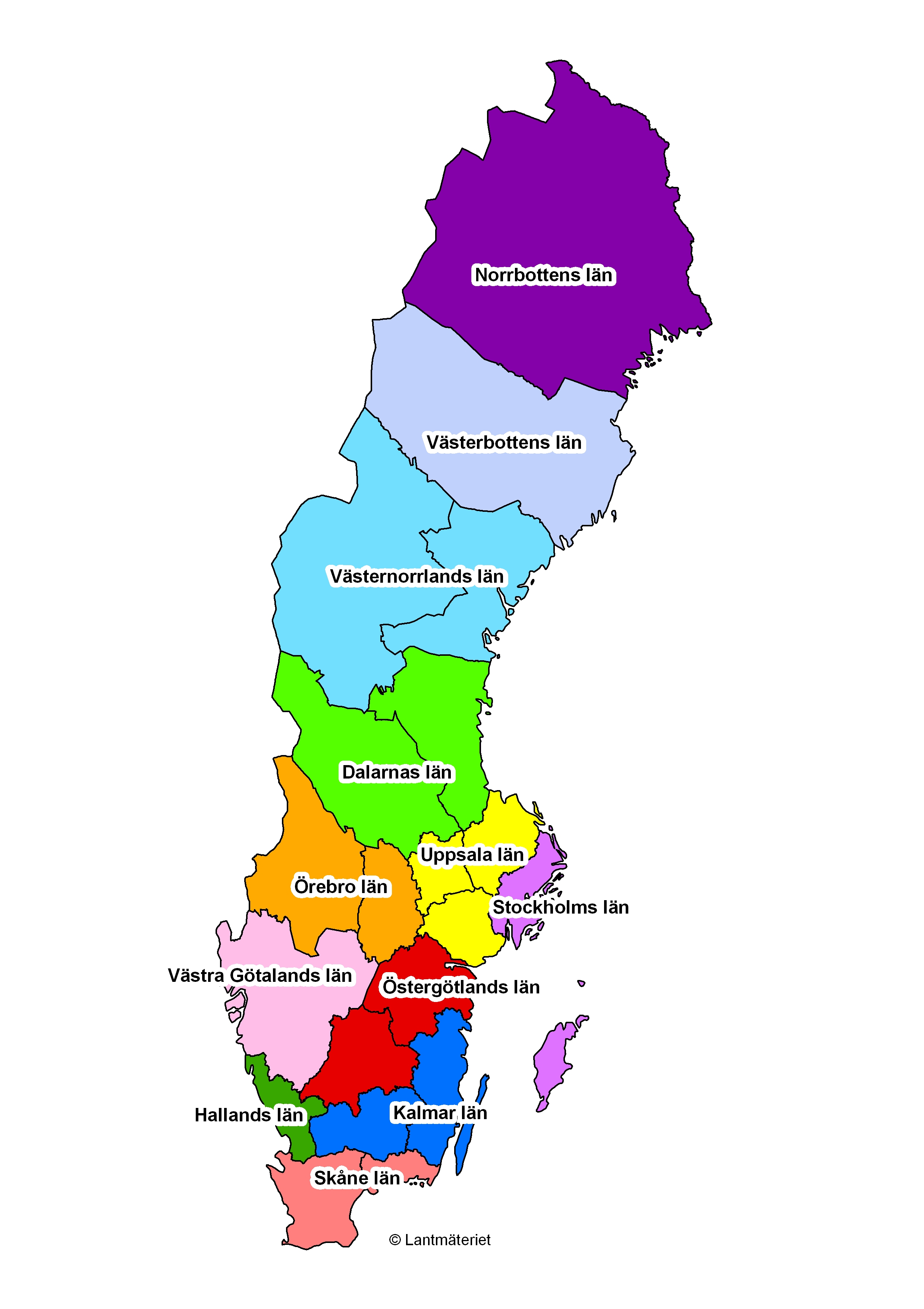 örebro Karta Sverige – Karta 2020