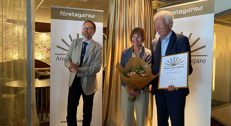 Årets Företagare Wenche och Gerald Engström, Färna Invest AB.