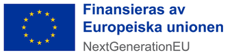 Finansieras av Europeiska unionen, NextGenerationEU.